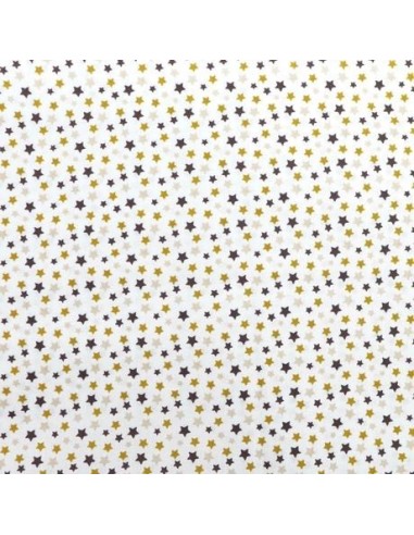 Tissu à motif féerique 100% coton pour création de doudou