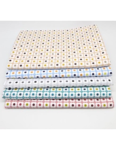 Tissu à fleur 100% coton pas cher