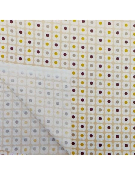 Tissu fleuri en coton pour lingettes démaquillantes Tissu fleuri en coton pour lingettes démaquillantes