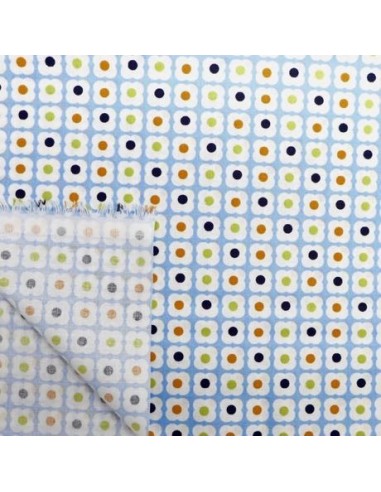 Tissu coton à fleurs pour création rideau