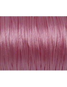 Cordon queue de rat 2mm rose barbe à papa  2