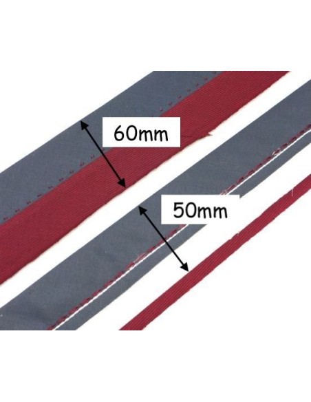 Hausse de ceinture gris et rouge bordeaux rayé pas chère