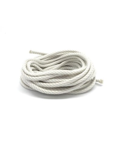 Cordelière 100% polyester 3mm beige et écru pas chère