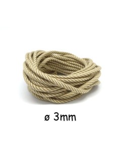 Cordon tressé polyester 3mm pas cher pour lacet de chaussure