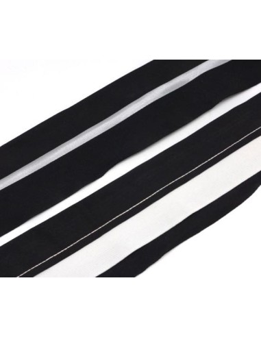 Hausse de ceinture noire avec élastique pas chère