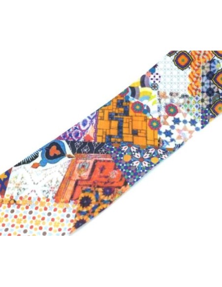 Hausse de ceinture multicolore style millefiori pour jupe pas chère