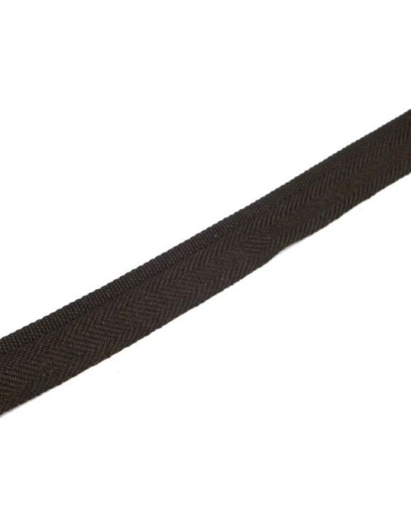 Ruban marron foncé 16mm en polyester pas cher