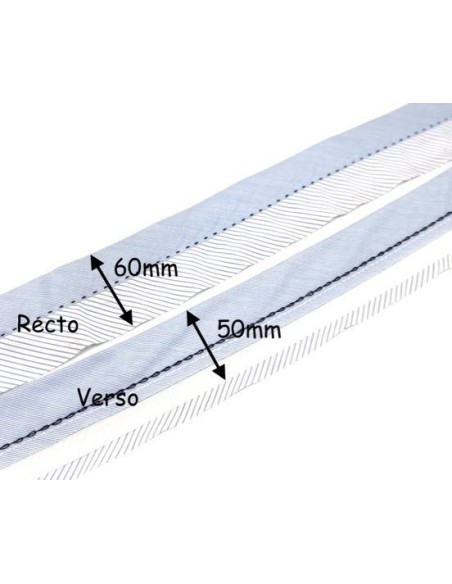 1m de Hausse de ceinture bleu ciel à rayure blanche pas chère