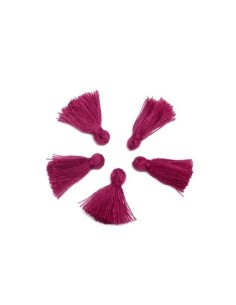 Petit pompons rose byzantin de 2cm