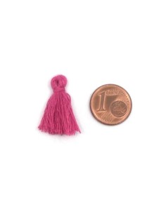 Petit pompon rose fuchsia de 2cm pas cher 2