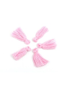 Petit pompon rose dragée de 2cm pas cher