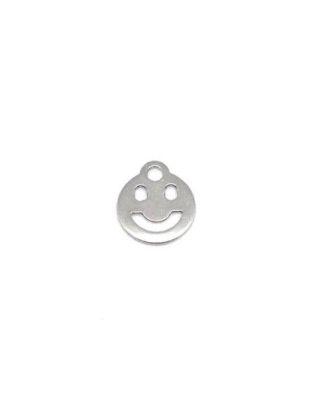 Petit pendentif Smile en acier inoxydable pas cher