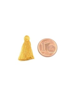 Petit pompon marron camel 2cm 2