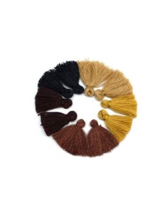Lot de petits pompons 2cm pas cher