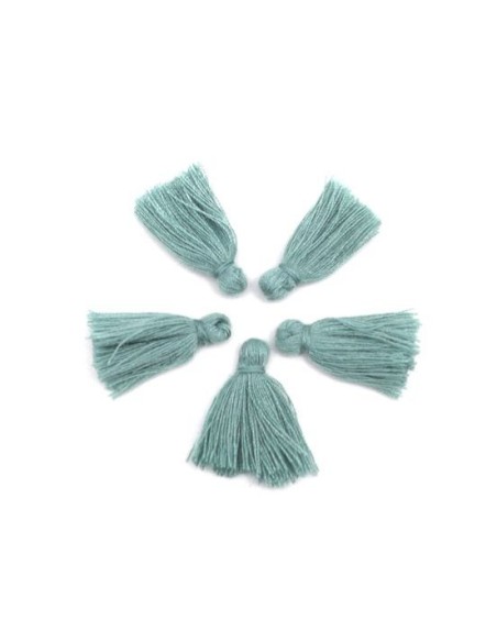 Petit pompon vert sauge 2cm