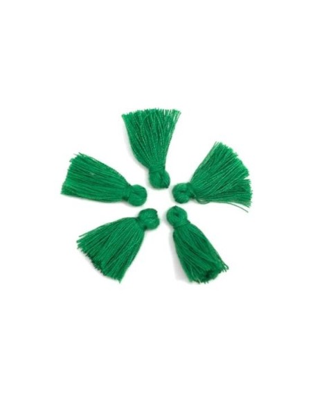Petit pompon vert herbe de 2cm