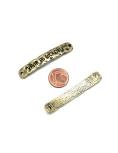 Demi jonc doré inscrit Vivir es Increible pas cher 2