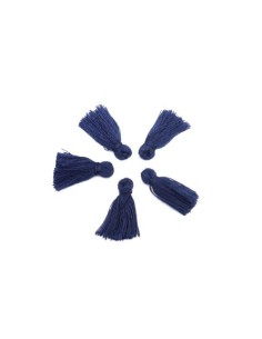 Pompon bleu marine pas cher