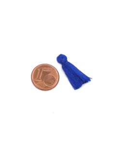 Petit pompon bleu outremer de 2cm 2