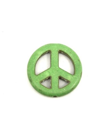 Perle connecteur 25mm vert pas cher