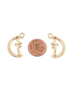 Breloque fée mobile doré en métal pas chère 2