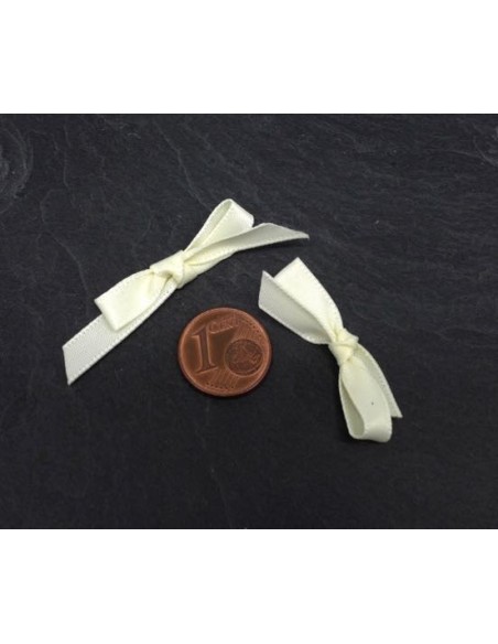 Noeud  ivoire satiné pas cher