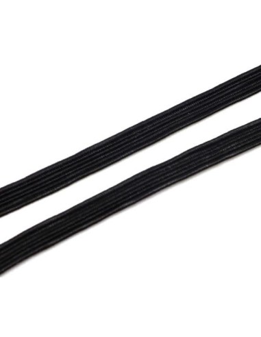 Ruban élastique noir en 4mm de large