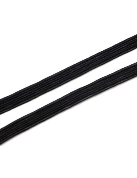 Ruban élastique noir en 4mm de large