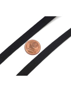 Elastique plat 8mm noir 2