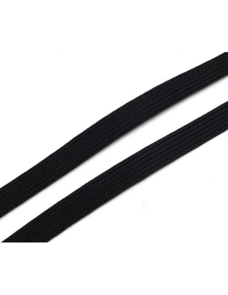 Elastique plat 8mm noir pas cher