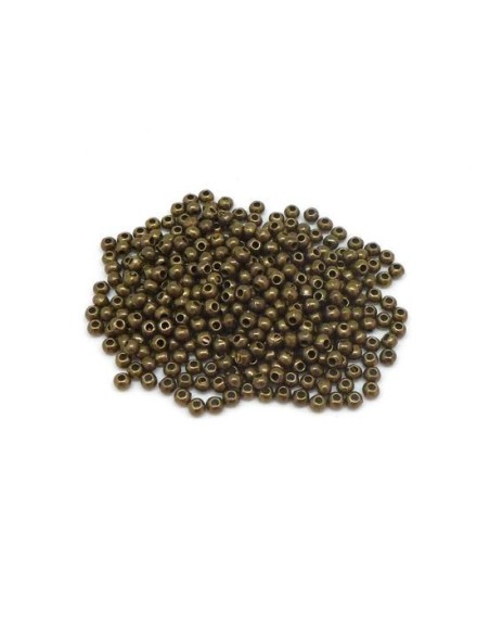 Mini perle ronde en métal pas chère