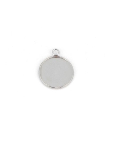 Support pour cabochon 20mm argenté pas cher