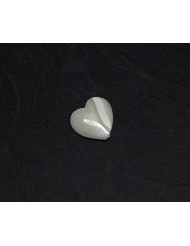 Perle connecteur nacre 15mm pas chère