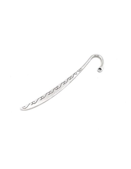 Marque page argenté à motifs pas cher