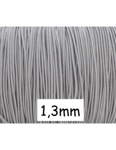 Cordon élastique 1,5mm gris clair - Idéal réalisation DIY