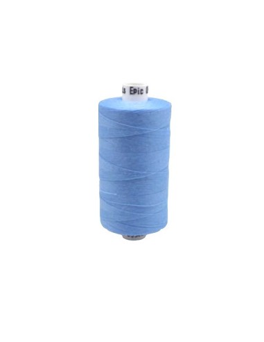 Fil à coudre bleu ciel 100% Polyester COATS EPIC 80 - bobine 1000m