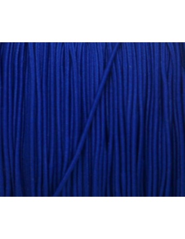 fil élastique rond 1,3mm bleu saphir pas cher