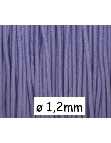 fil élastique 1,2mm parme lavande - Idéal création couture, DIY