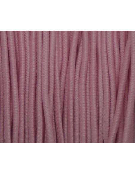 Cordon élastique 1,4mm rose pâle - Idéal création DIY