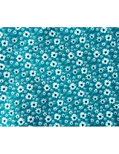 Tissu pas cher en coton OEKO TEX bleu canard