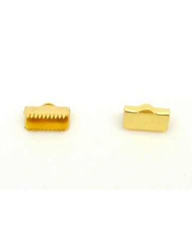 Embout griffe10mm  serre ruban, lacet, fil...