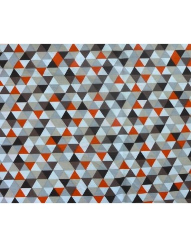 Tissu coton style géométrique pas cher