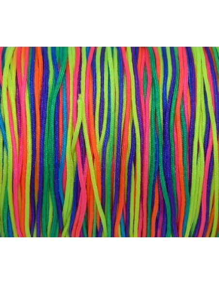 Cordon 1mm multicolore pas cher