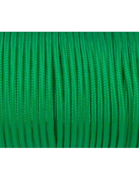 Cordon paracorde 3mm uni vert vif 