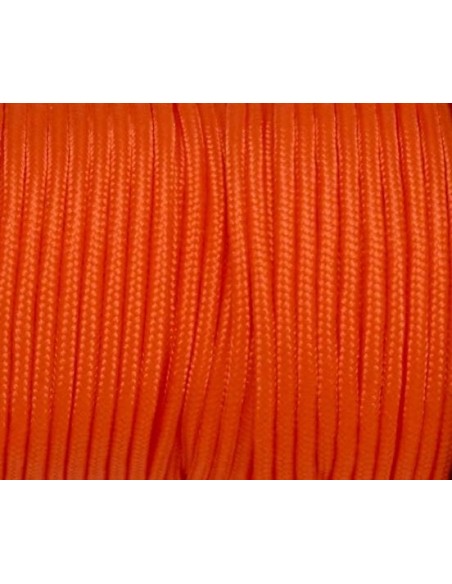 Paracorde 3mm orange vif pour cordon de survie