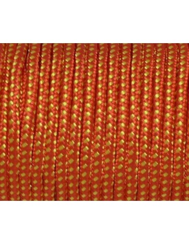 paracorde 3mm rouge et jaune pour bracelet de survie