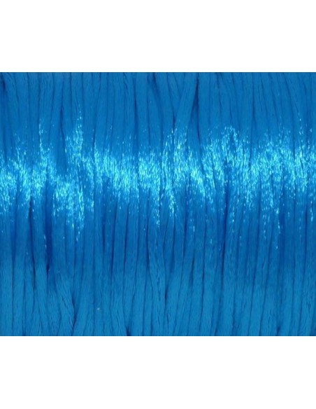 Queue de rat 1mm bleu turquoise lumineux pour kumihimo