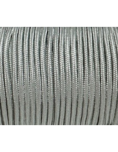 Cordelette nylon tressé gris 3mm