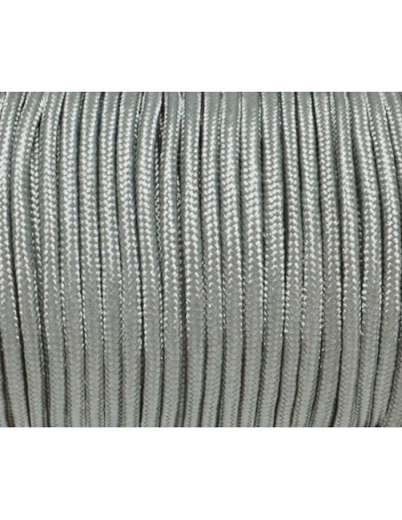 Cordelette nylon tressé gris 3mm