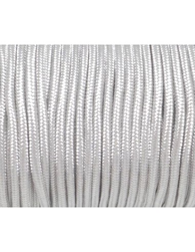 Corde gris perle 3mm pour bracelet marin